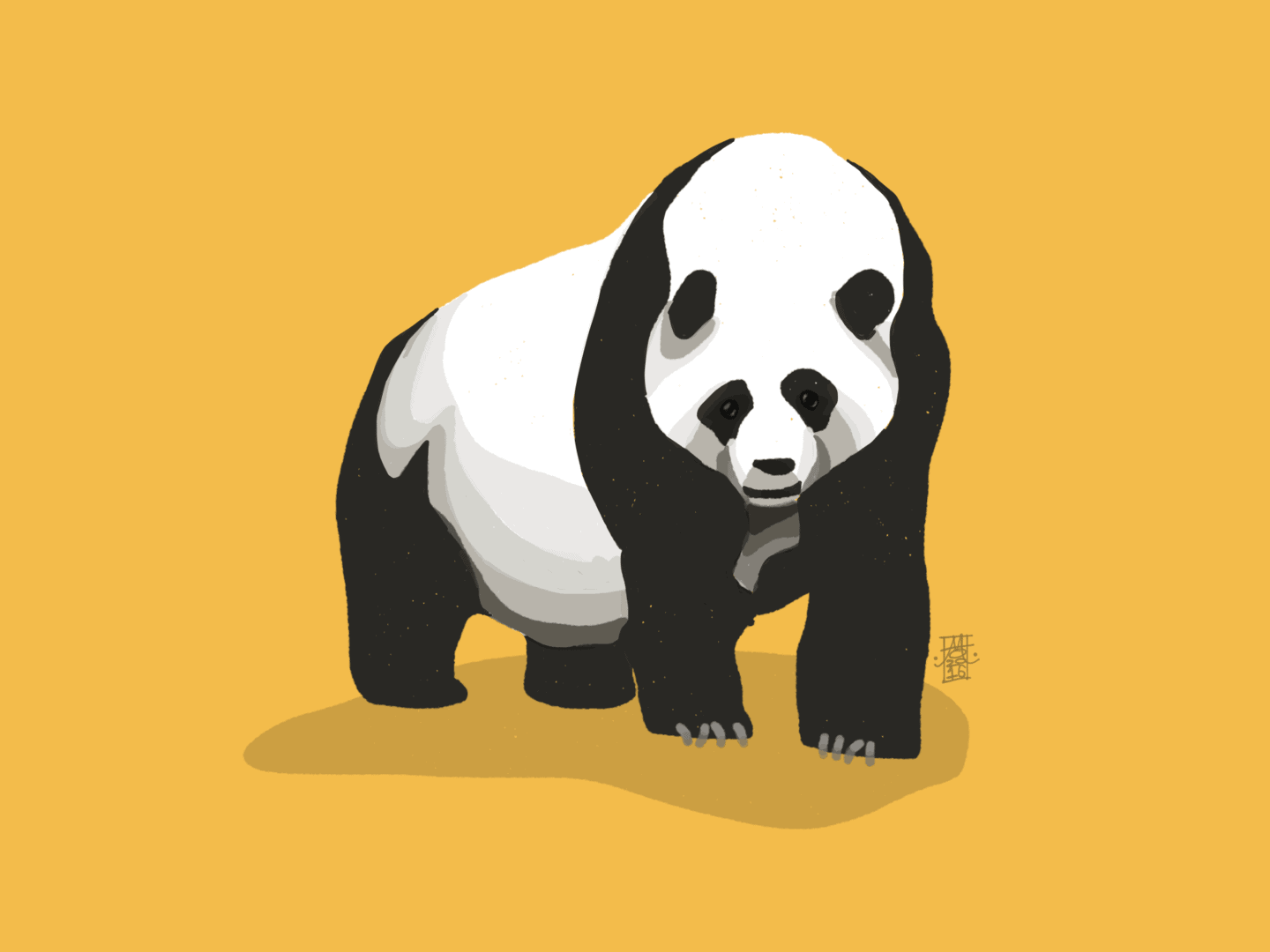 Giant Panda illustration image