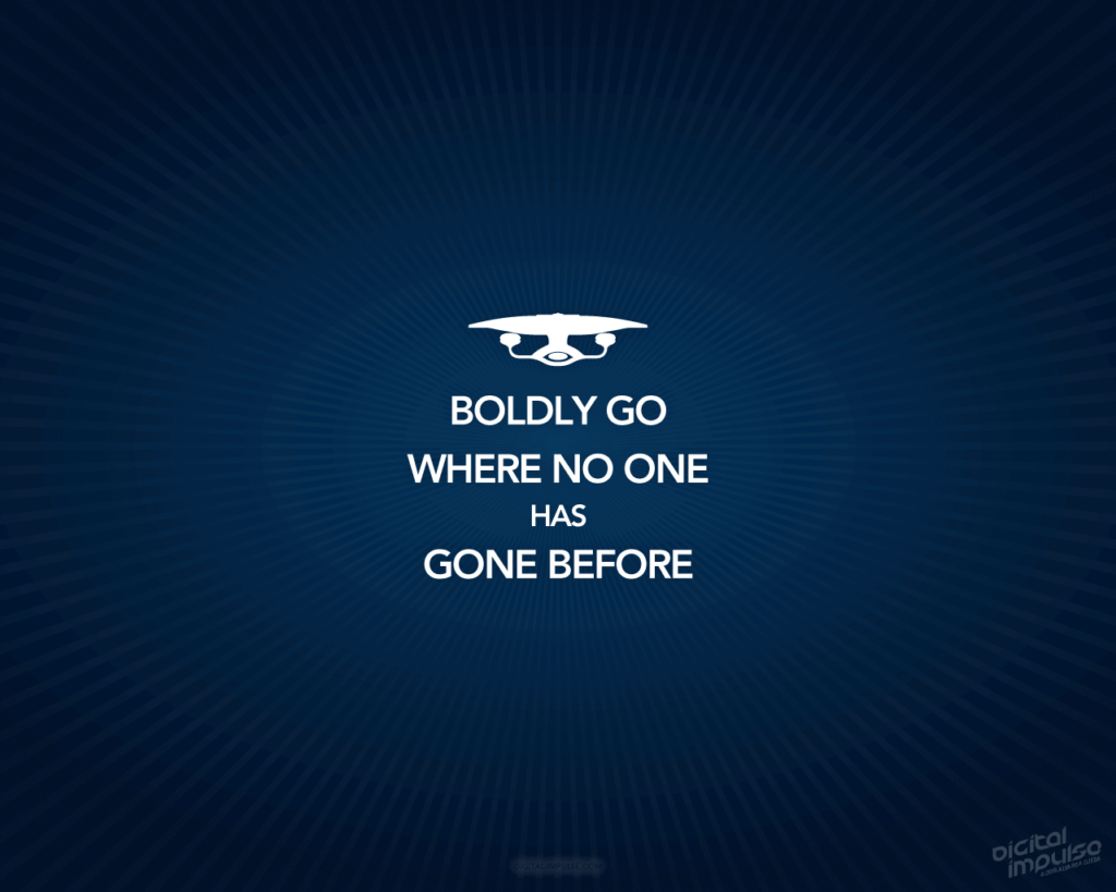 Boldly Go... Wallpaper image