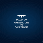 Boldly Go... Wallpaper image