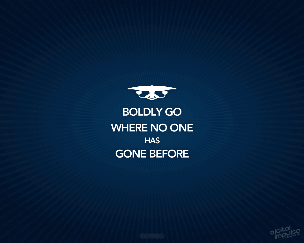 Boldly Go... Wallpaper image