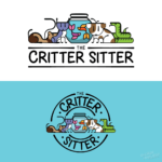 Critter Sitter Logo Concept Preview image